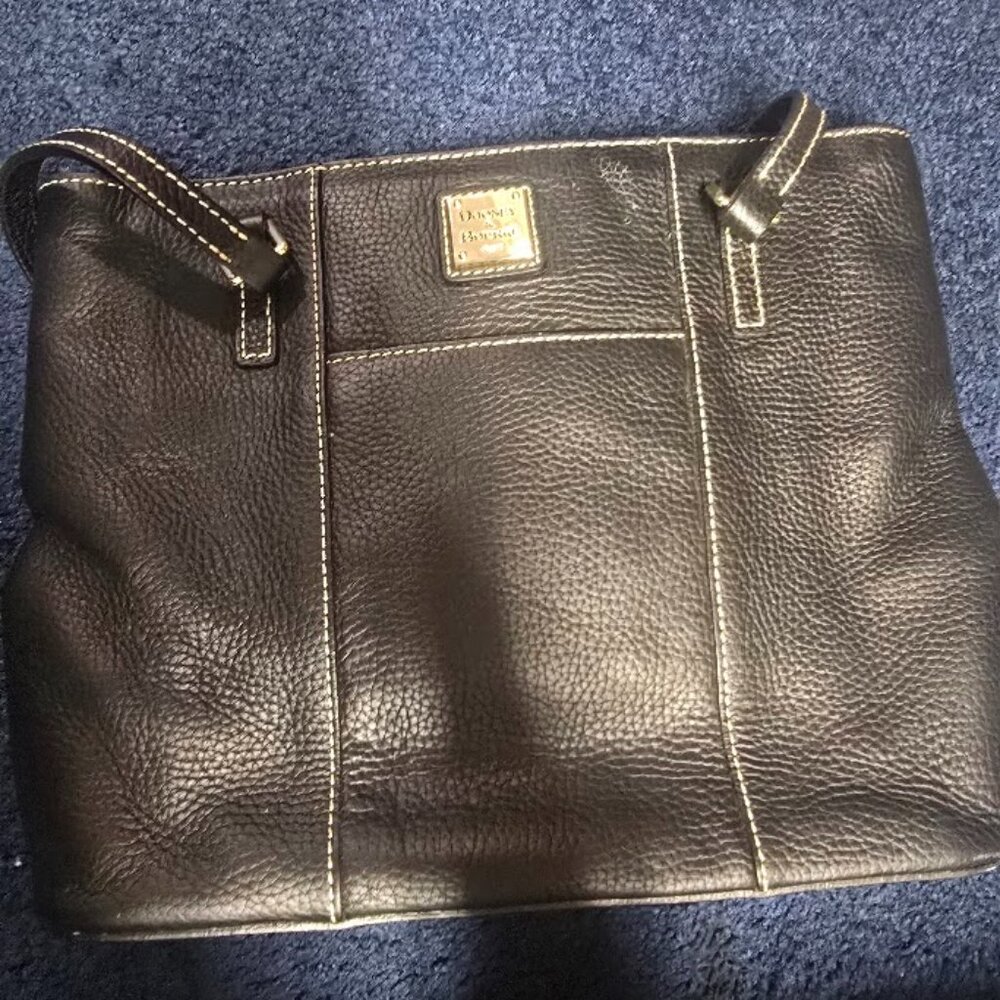 Dooney & Bourke Black Zip Top Bag